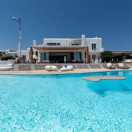 Вилла Spectacular 5 Bedrooms Vibhu Private Jacuzzis Калафатис