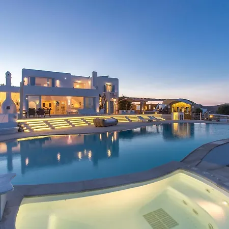 Spectacular 5 Bedrooms Vibhu Private Jacuzzis Infinity Pool Villa Kalafatis