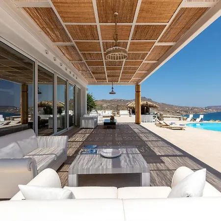 Spectacular 5 Bedrooms Vibhu Private Jacuzzis Infinity Pool Villa Kalafatis