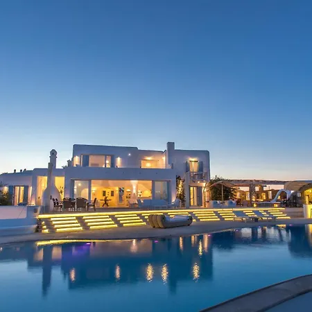 Spectacular 5 Bedrooms Vibhu Private Jacuzzis Infinity Pool Kalafatis