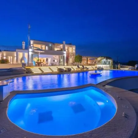 Spectacular 5 Bedrooms Vibhu Private Jacuzzis קלפטיס
